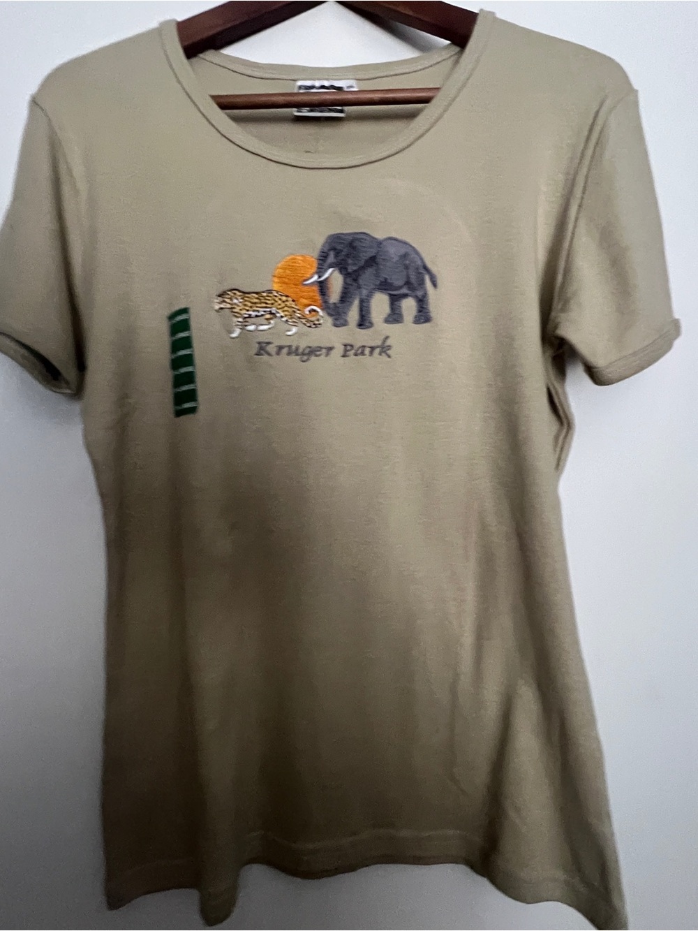 Kruger Park Women’s Short Sleeve Khaki Tee - NWT